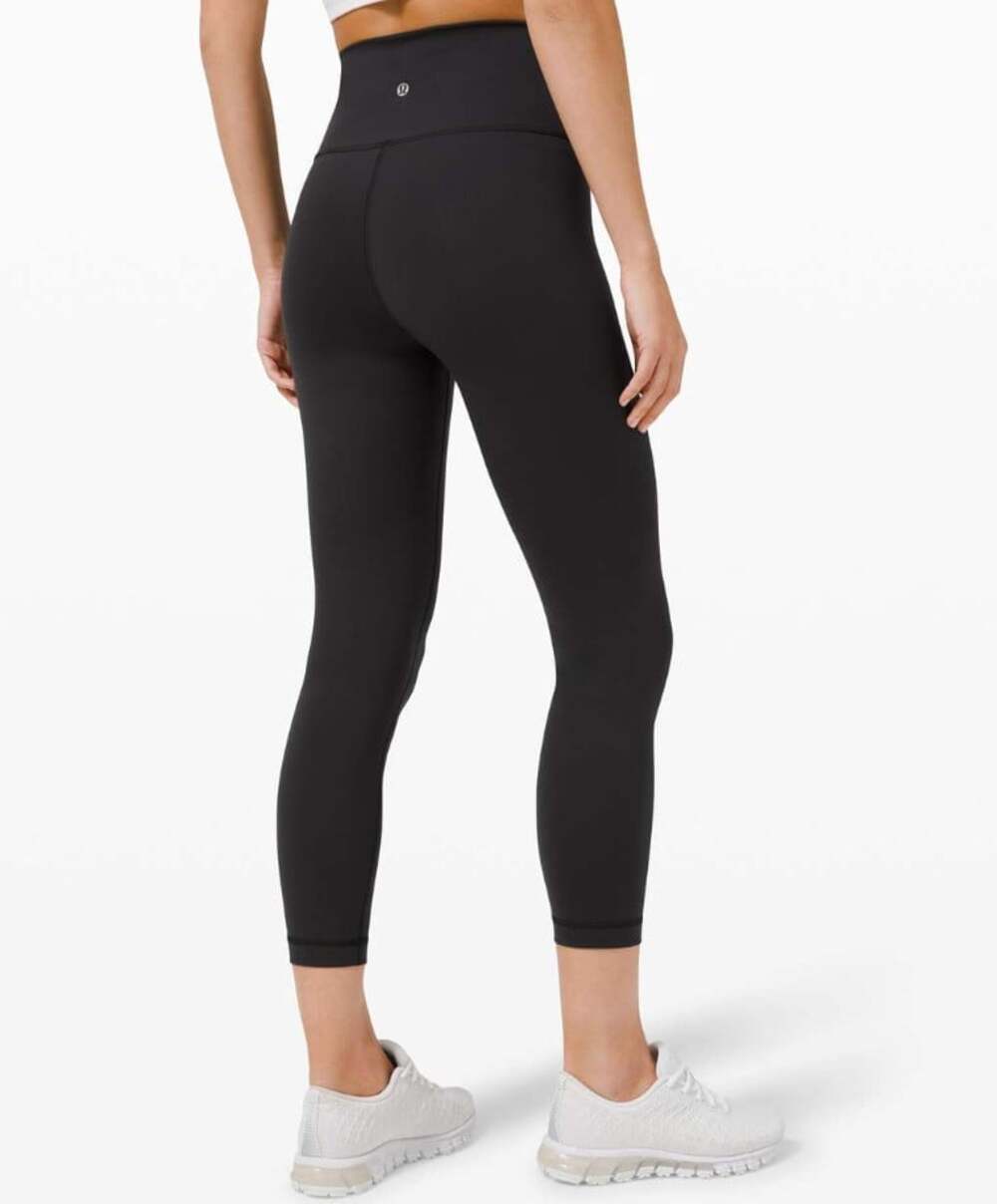 Lululemon Wunder Train High-Rise Crop 23" Black Size 4